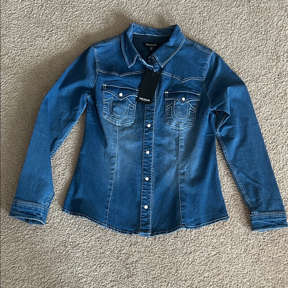 True Religion Western Denim Jacket